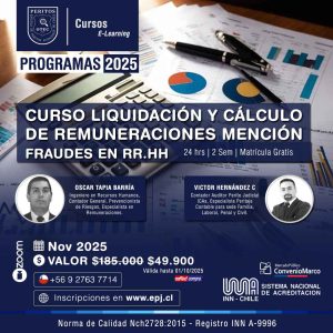 Curso Liquidacion y Calculo de Remuneraciones Mencion Fraudes en RRHH